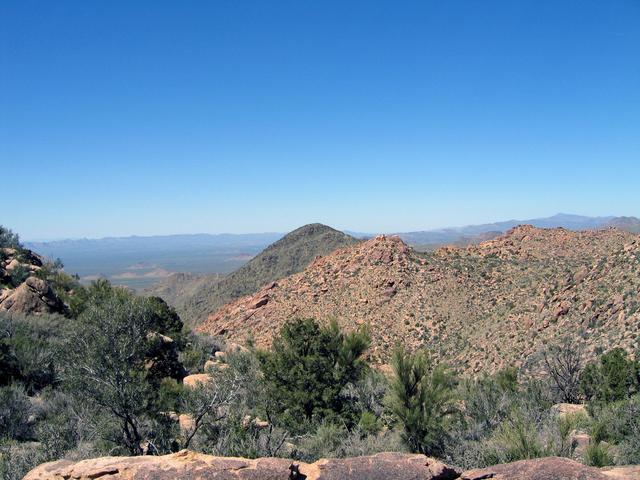 View west from confluence