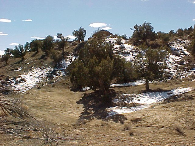 The view to the south from the confluence