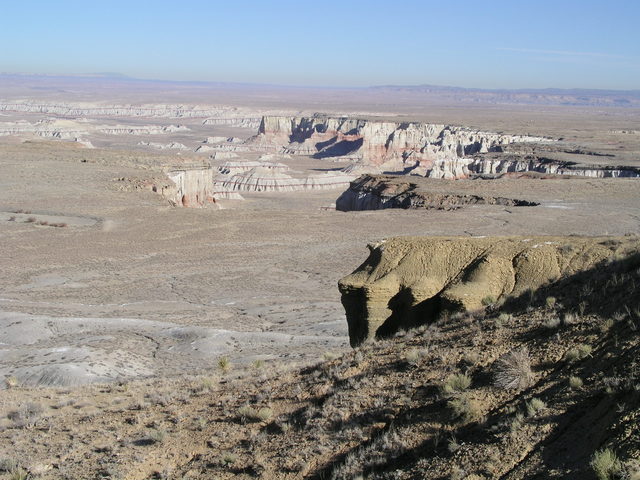 36N 111W as viewed from the south from atop Blue Point