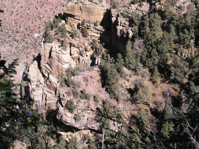 36N112W rests near the edge of the Toroweap formation, just above the steep Coconino Sandstone