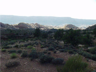 #1: I started hiking here, heading Northwest toward the confluence