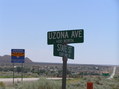 #9: Uzona Avenue and Arizona welcome sign 40 meters east of the confluence.