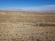 #9: View East (along the Utah-Arizona state line), from 120m above the point