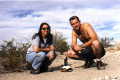 #2: Matt and Kelly with GPS and tortoise shell