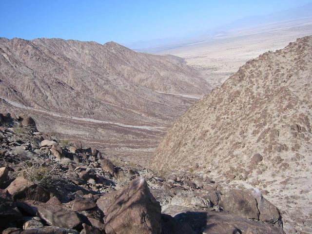 View from the confluence looking west