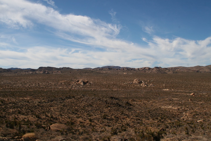This picture shows the Belle campground, looking back from about halfway along the hike.