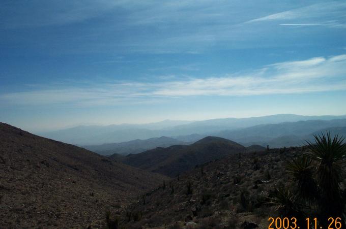 Looking South-East from the point