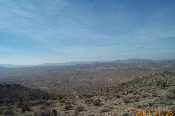 Looking West back towards the Belle Campground