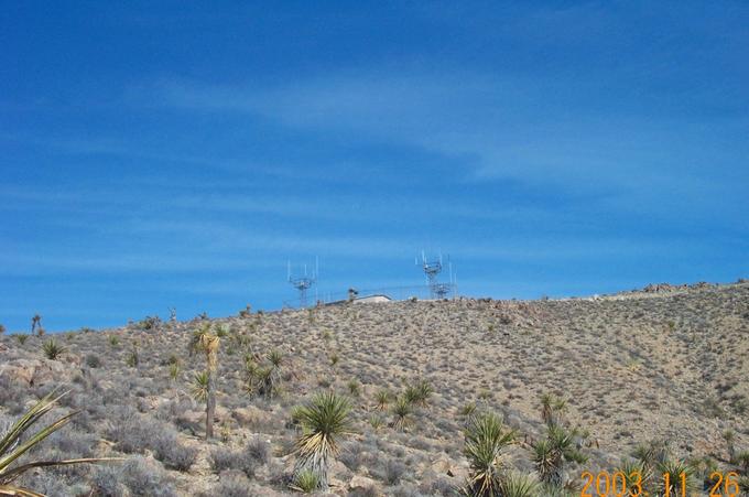 Looking North-East towards the Communications Towers
