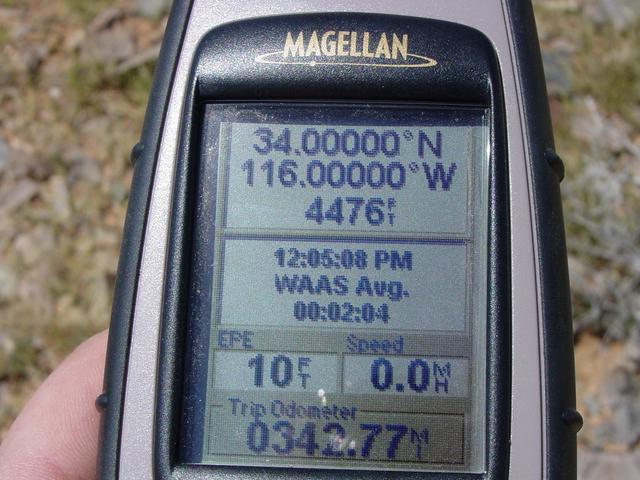 GPS shot (elev. 4476ft)