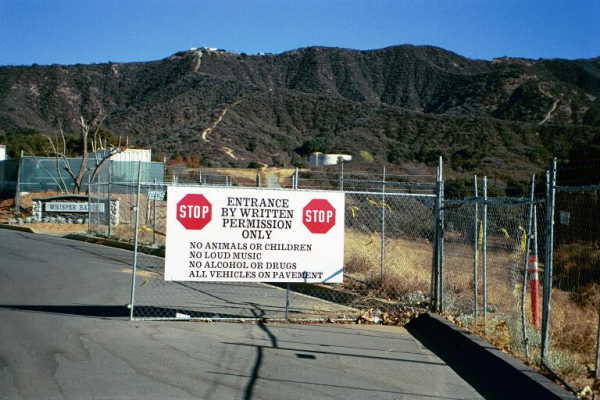 Entrance to the anal-retentive gated community.