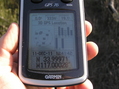 #6: GPS reading at the confluence site.