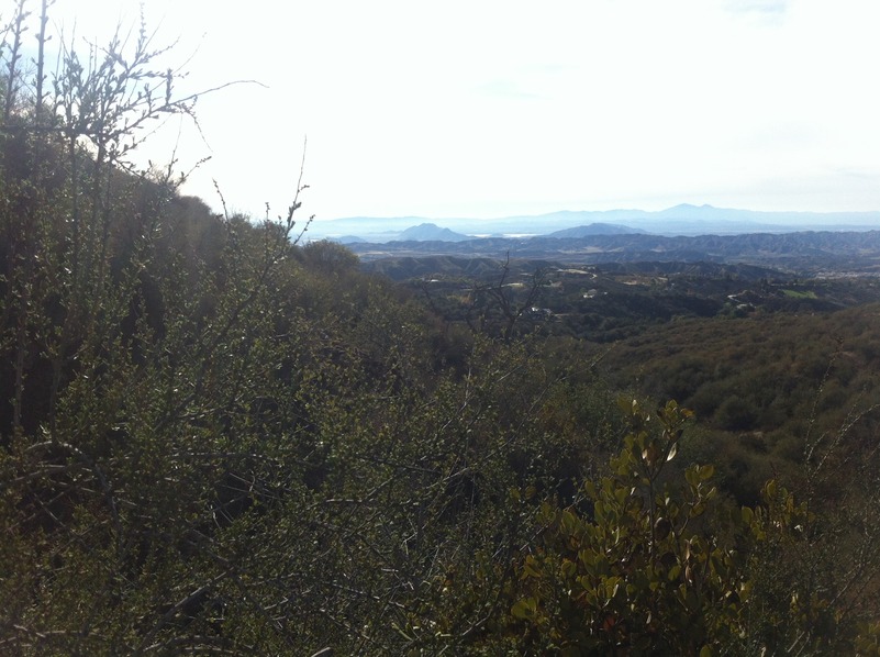 Spectacular view to the west from the confluence. 