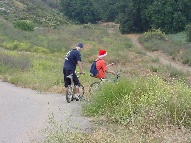 cyclists near this confluence