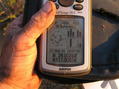 #6: GPS reading near the confluence.