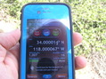 #6: GPS reading at the confluence point.