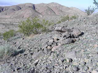 #1: The confluence point (marked by a rock cairn built by earlier visitors)