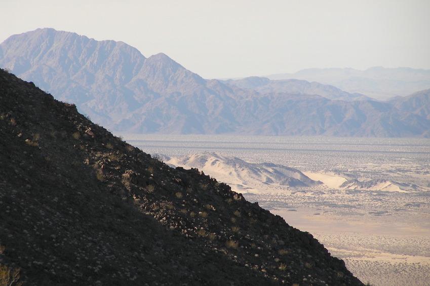 View to the west from the confluence point.