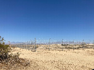 #10: The corner of one of the unmarked construction areas I drove past, about 1 km northwest of 35N 118W