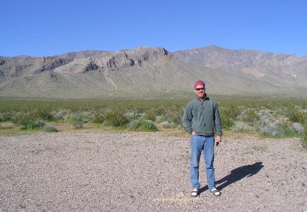 The Nopah Mountains to the west.