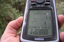 #6: GPS reading at the confluence point.