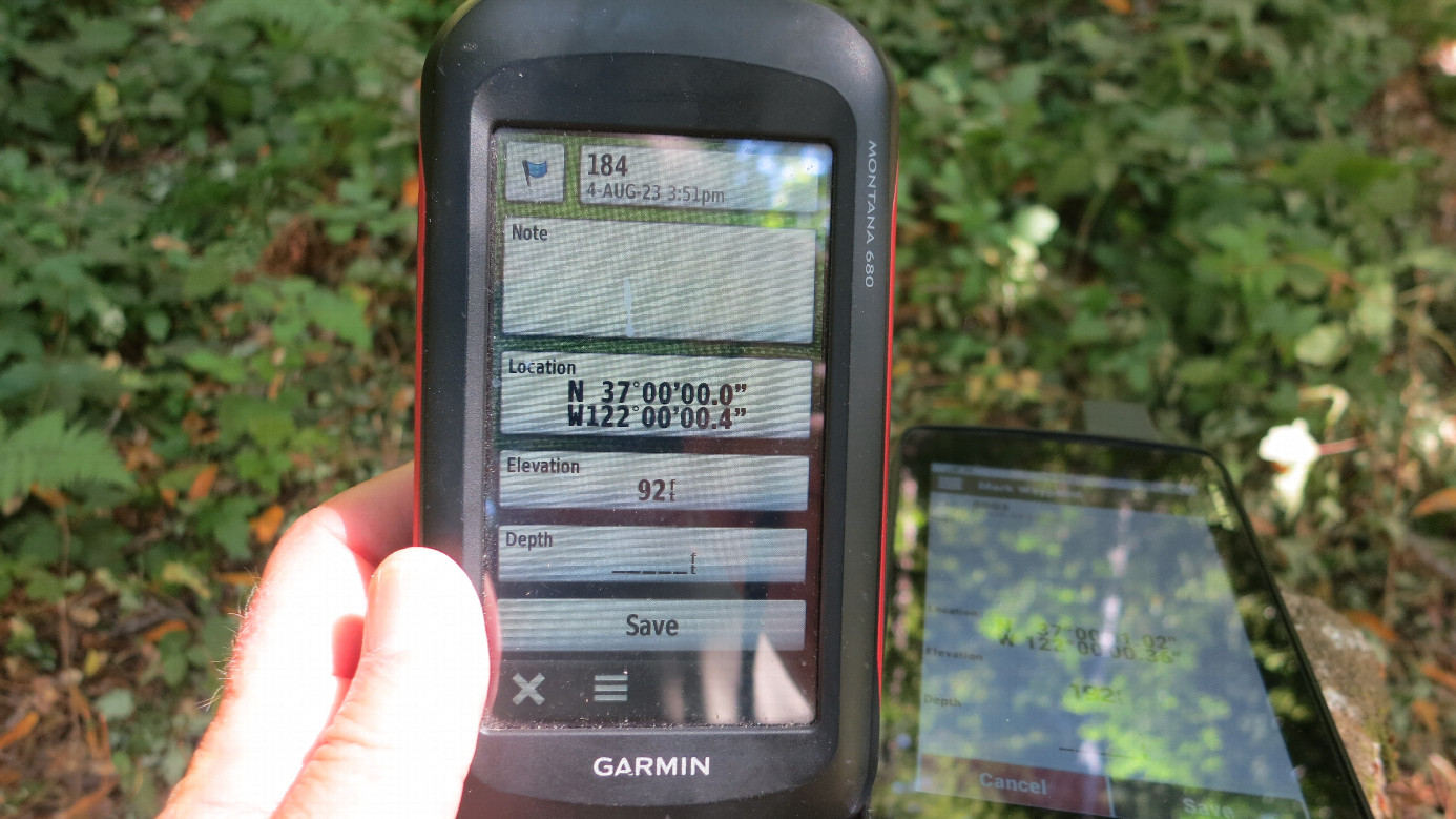 Garmin Colorado 680 Reading