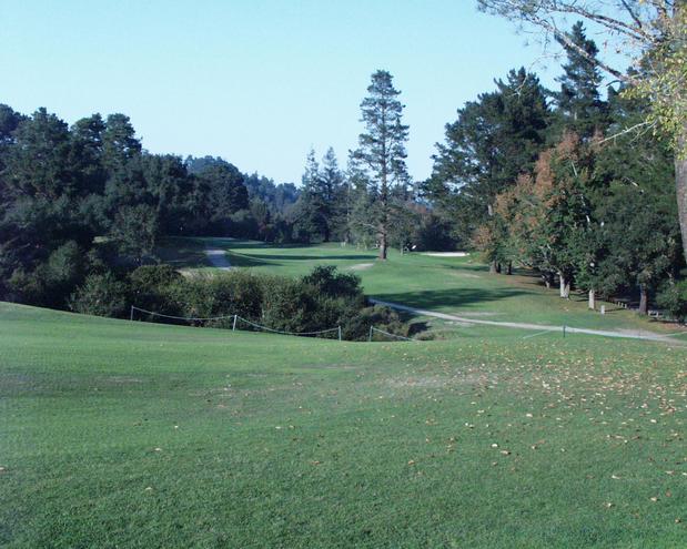 on the golf course