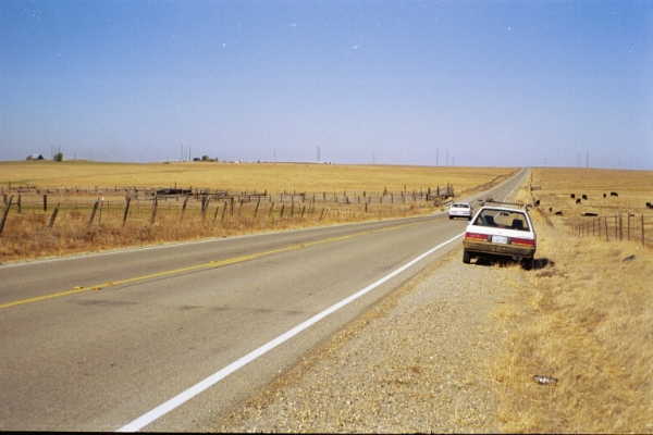 A panorama at the confluence point: looking North