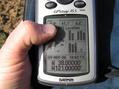 #3: GPS reading at the confluence site.