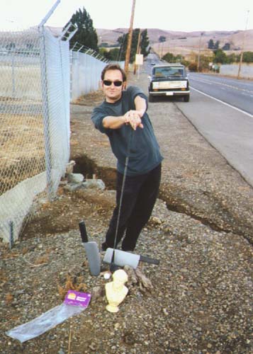 Brody's golf stance: unorthodox, yet stylish