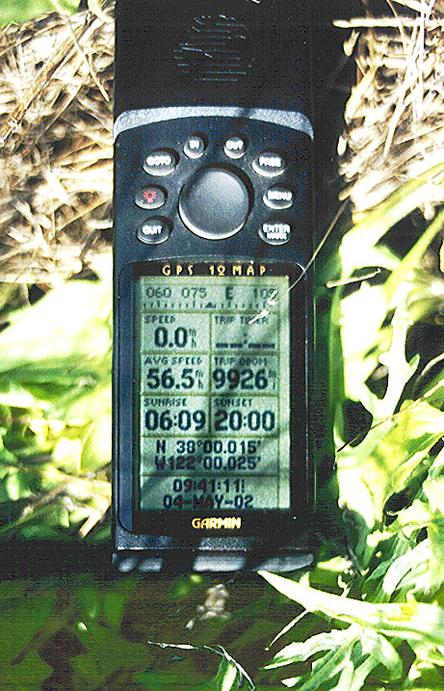GPS 50 meters from the confluence.
