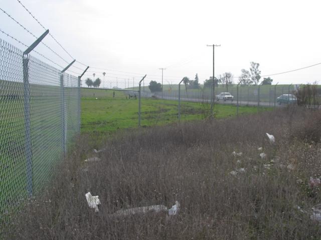 Looking south along Willow Pass Road...