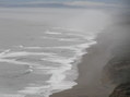 #4: Misty Pacific Coast looking north about 800 meters to the west of the confluence.