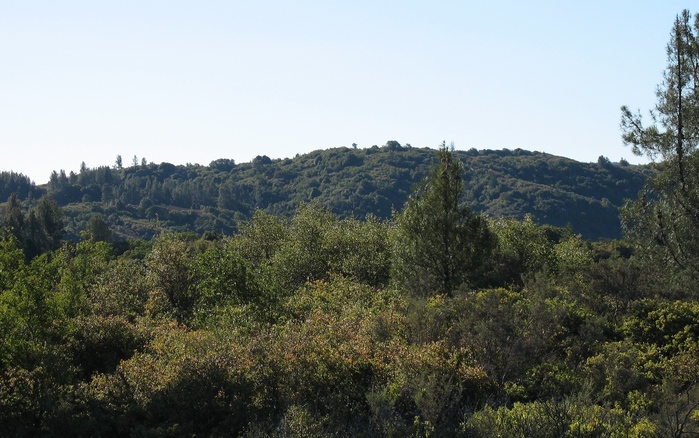 View to the north from 39N 123W