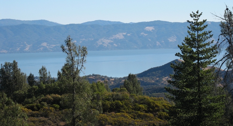 View to the east with Clear Lake in the backround