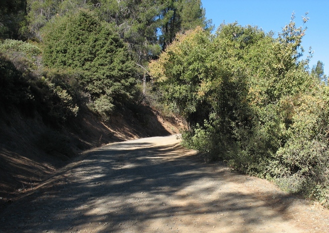 One of the dirt roads leading to the confluence