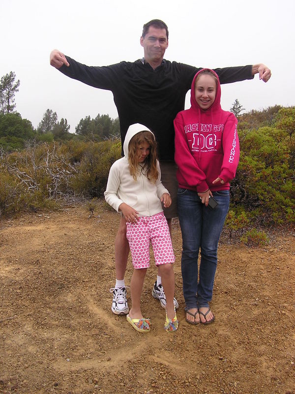 Maya Lawrence, Charlie Lawrence, and Mariah Couture (L to R) at the point.