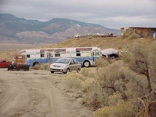 Ranch house at starting point of the confluence trek.