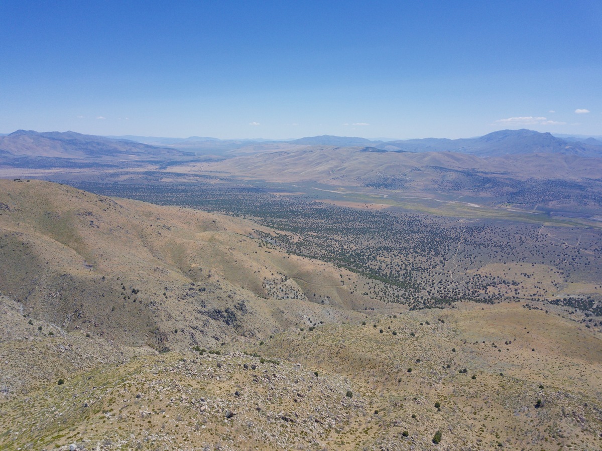 View Southeast from 120m above the point