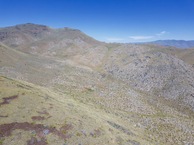 #8: View Northeast (towards State Line Peak, Nevada - 7990 feet) from 120m above the point