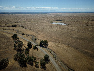 #11: View West, from 120m above the point