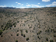 #10: View South, from 120m above the point