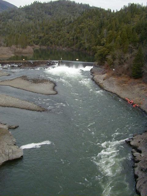 Pitt River flowing under Fenders Ferry Road