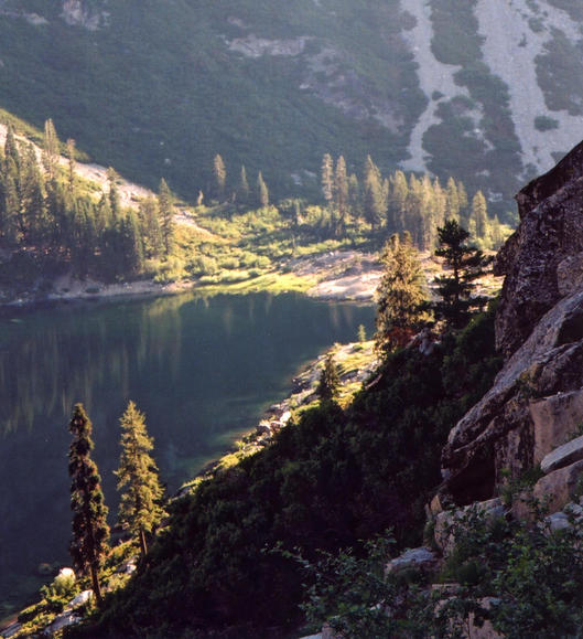 early light on Emerald Lake