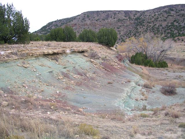 Interesting geology near Black Mesa State Park (i.e., "Mt. Oklahoma")