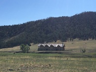 #8: All that's left of the former coal mining town of Tercio: the empty Colorado Fuel and Iron Company Store