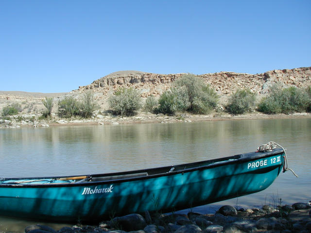 San Juan River and "ferrying device"