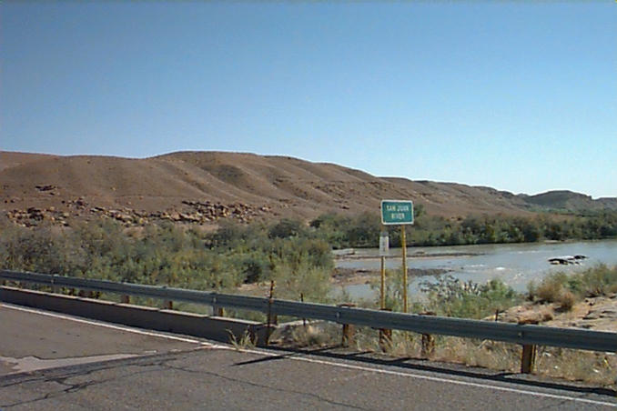 Bridge across the San Juan River.