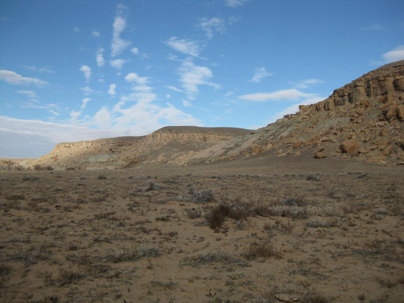 View of the confluence looking northwest