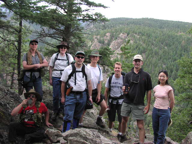 (L to R) Dana, Rik, Michelle, Ben, John, Nathan, Mike, Xiaoling